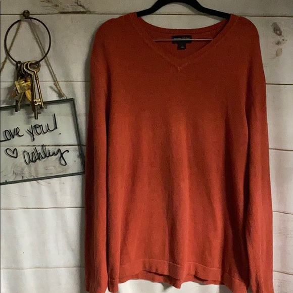 Banana Republic Sweaters - Banana Republic; Burnt Orange Sweater; Cardigan; L